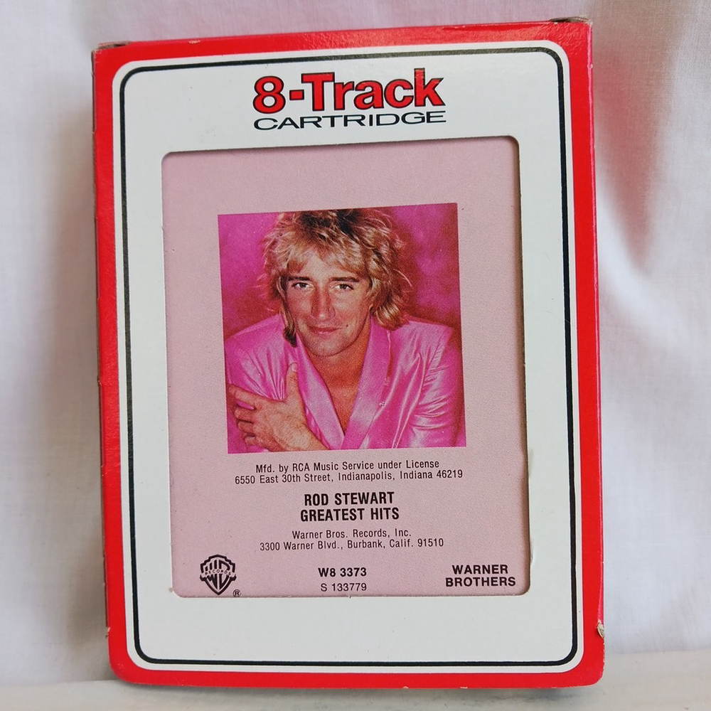 Rod Stewart Greatest Hits 8 Track Tape 1979 Vintage